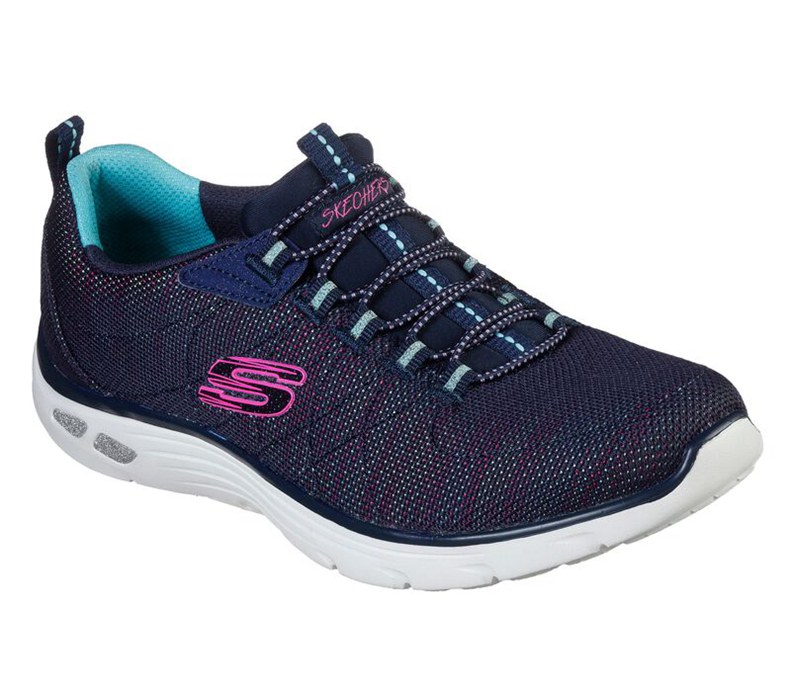 Skechers Relaxed Fit: Empire D'lux - Dance Party - Womens Sneakers Navy/Multicolor [AU-OB0381]